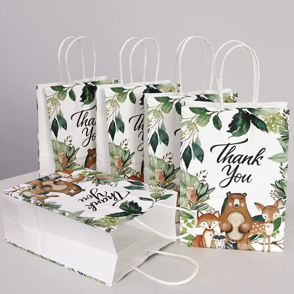 JUMBO 12 Piece Thank You Return Gift Bags Wayfair